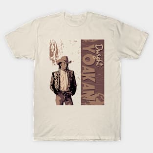 Dwight Yoakam // Brown Vintage T-Shirt